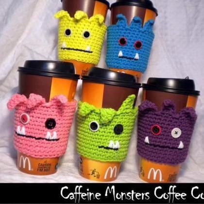 Caffeine Monsters Coffee Cozies Cro..