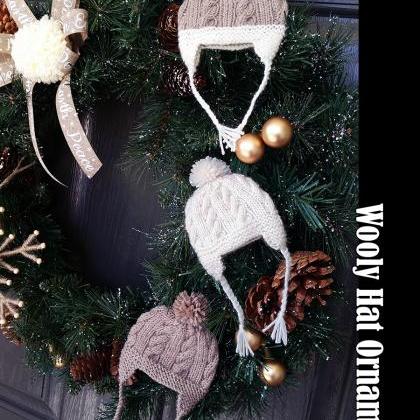 Wooly Hat Ornaments