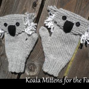 Koala Mittens for the Family Knitti..