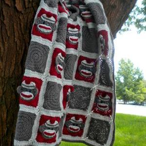 Sock Monkey Baby Blanket Crochet Pattern