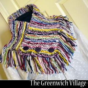 The Greenwich Village Cowl knitting..