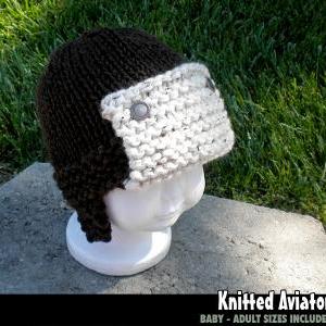 Knitted Aviator Hat for the Family ..