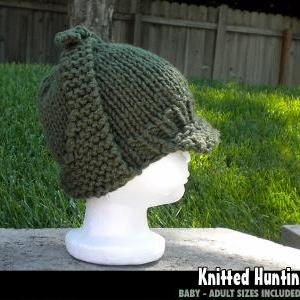 Knitted Hunting Hat for the Family ..