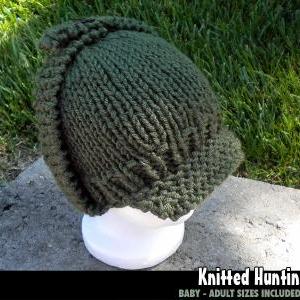 Knitted Hunting Hat for the Family ..