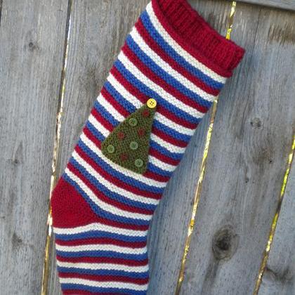 Americana Christmas Stocking Knitti..