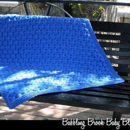 Babbling Brook Baby Blanket Pattern