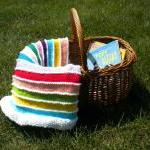 Summer Stripes Baby Blanket Knittin..