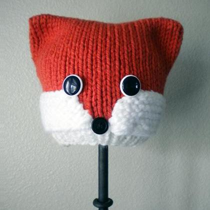 Woodland Fox Hat Knitting Pattern