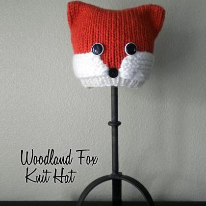 Woodland Fox Hat Knitting Pattern