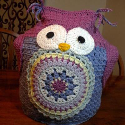 Owl Instant Pot Cover - Crochet Pattern