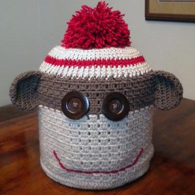 Sock Monkey Instant Pot Cover Crochet Pattern