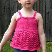 Babydoll Top Knitting Pattern