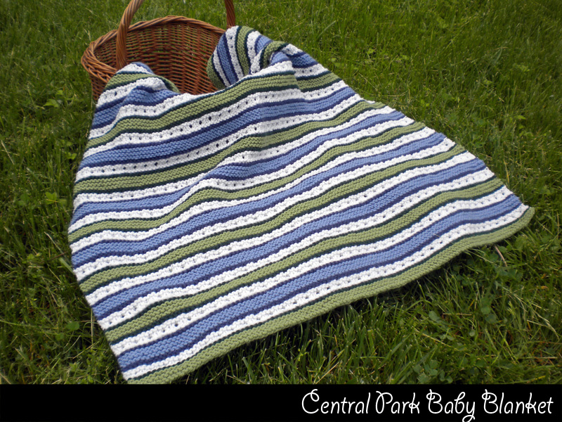 Central Park Baby Blanket Knitting Pattern on Luulla