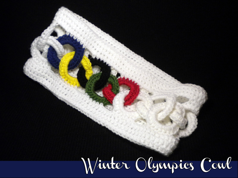 Winter Olympics Cowl Crochet Pattern