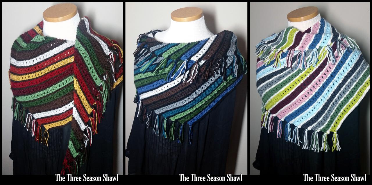 The Three Season Shawl Knitting Pattern