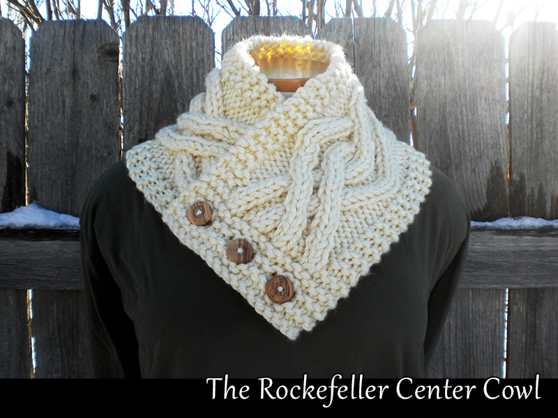 The Rockefeller Center Cowl knitting pattern