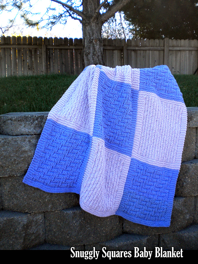 Snuggly Squares Baby Blanket Pattern