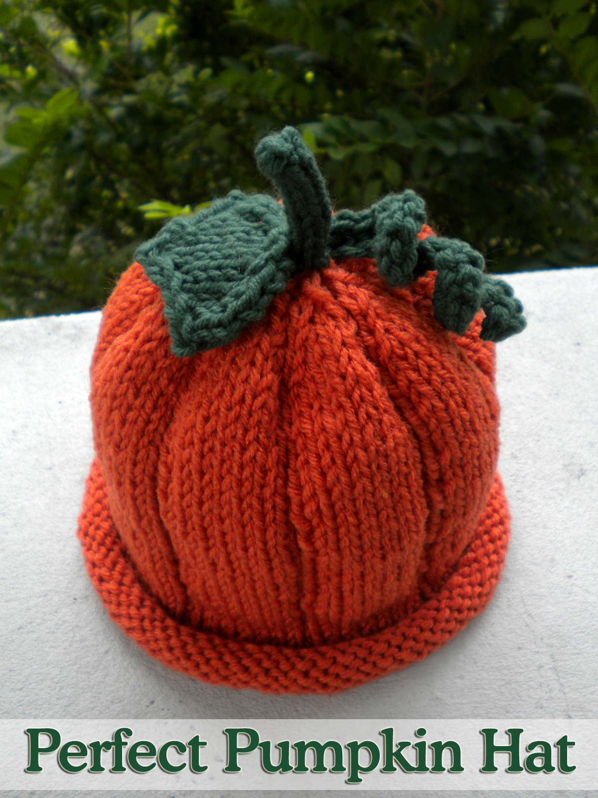 Perfect Pumpkin Hat (done On 2 Needles) Knitting Pattern on Luulla