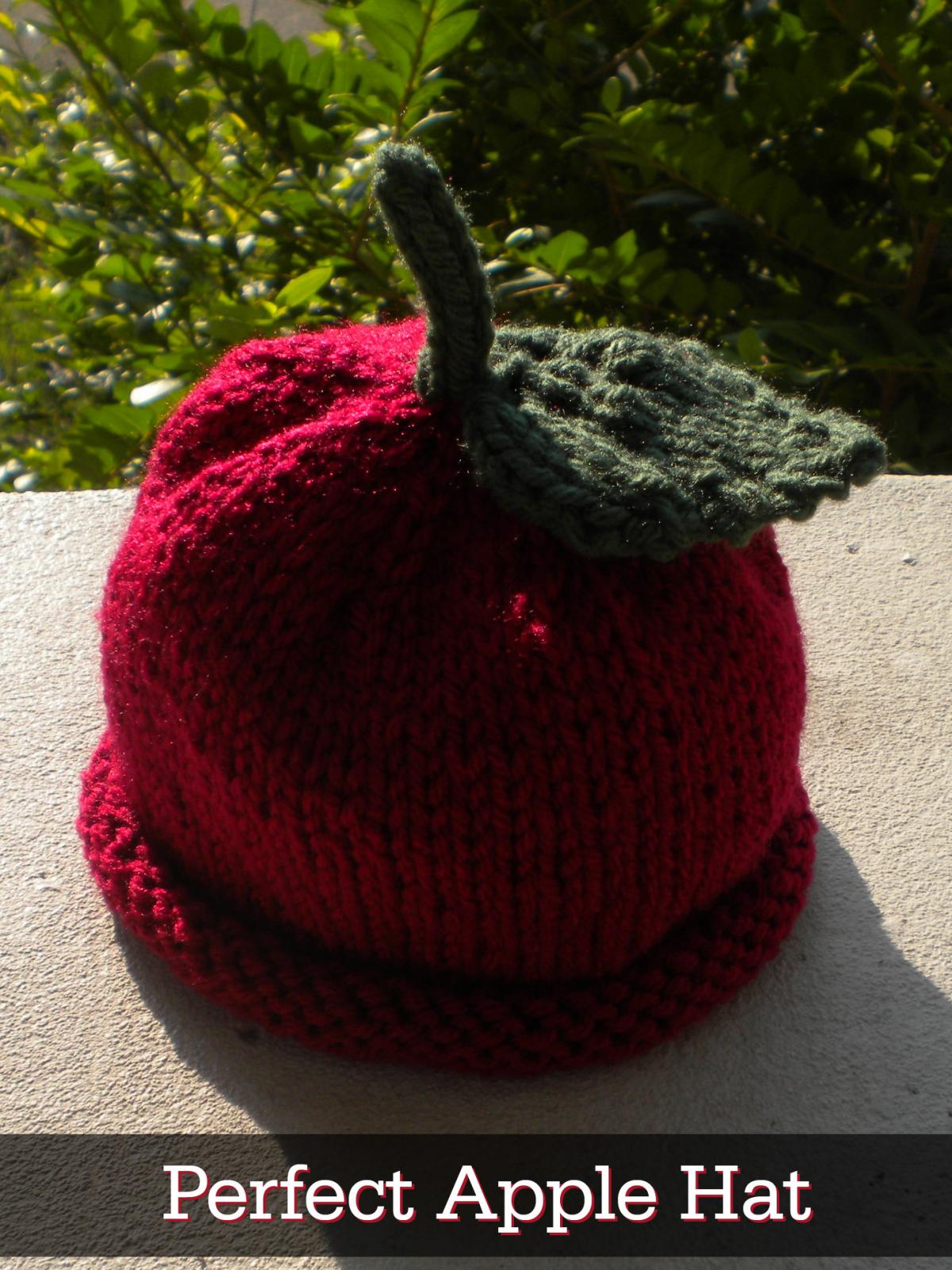 Perfect Apple Hat Knitting Pattern on Luulla