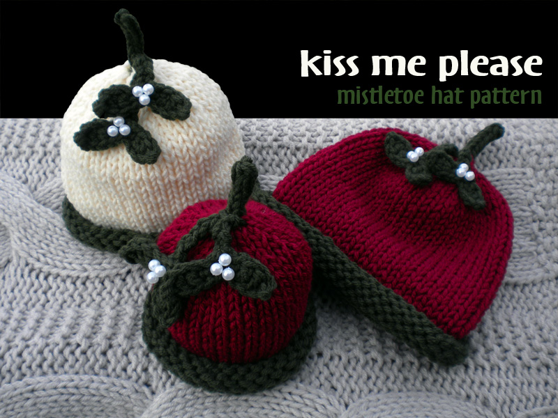 Kiss Me Please Hat Knitting Pattern