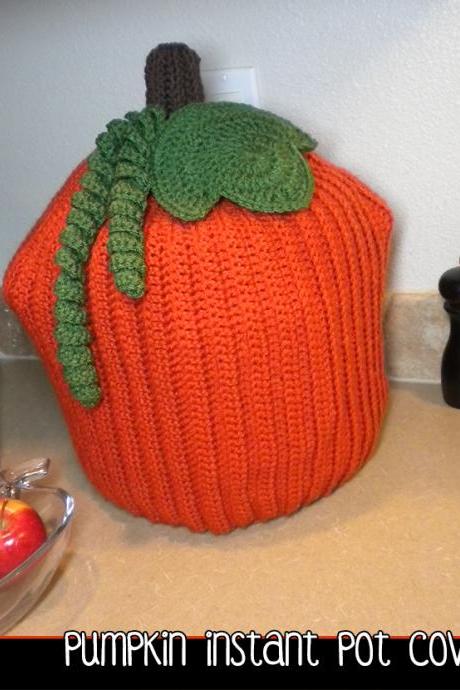 Pumpkin Instant Pot Cover - Crochet Pattern
