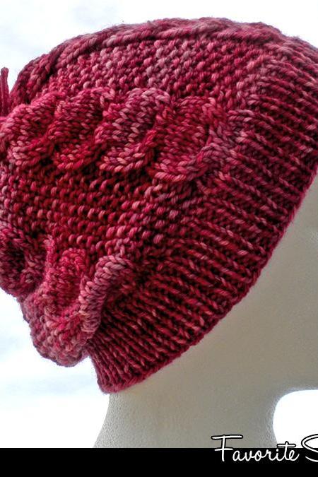 Favorite Slouchy Hat Knitting Pattern