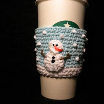 Snowman Coffee Cozy Pattern
