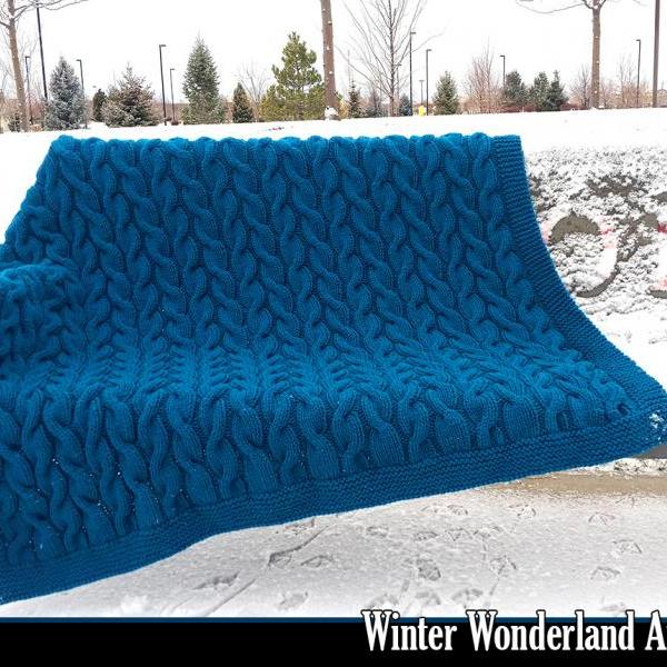 Winter Wonderland Afghan Knitting Pattern