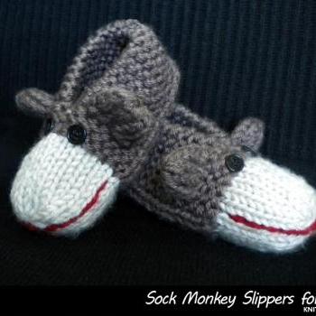 monkey slippers for toddlers